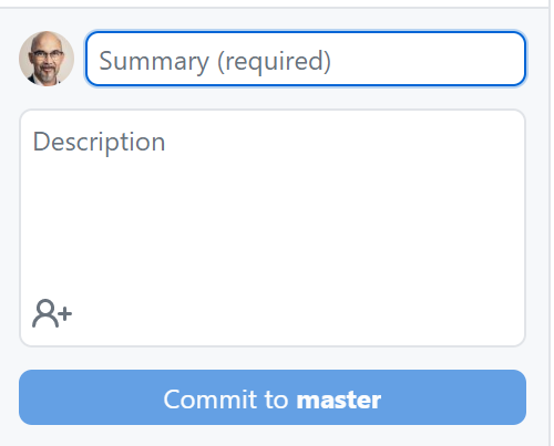 Commit Dialog