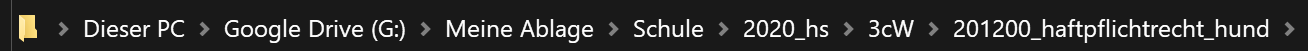 Pfad im Windows Explorer